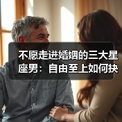 不愿走进婚姻的三大星座男：自由至上如何抉择？（图2）