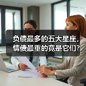 负债最多的五大星座,情债最重的竟是它们?(图2) 负债最多的五大星座,情债最重的竟是它们?(图2)
