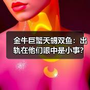 金牛巨蟹天蝎双鱼:出轨在他们眼中是小事?(图4) 金牛巨蟹天蝎双鱼:出轨在他们眼中是小事?(图4)