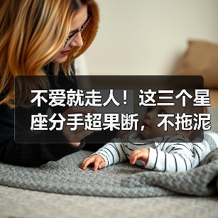 不爱就走人！这三个星座分手超果断，不拖泥带水（图1）