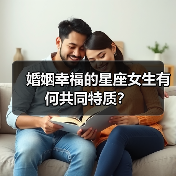 婚姻幸福的星座女生有何共同特质?(图4) 婚姻幸福的星座女生有何共同特质?(图4)
