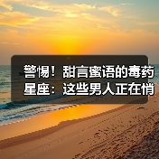 警惕！甜言蜜语的毒药星座：这些男人正在悄悄伤害你（图1）