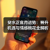 癸水正官月运势:晋升机遇与情感桃花全解析(图4) 癸水正官月运势:晋升机遇与情感桃花全解析(图4)