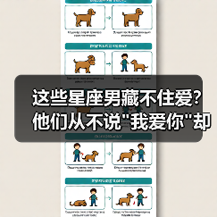 这些星座男藏不住爱？他们从不说
