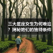 三大星座女生为何难追？揭秘她们的独特条件！（图1）