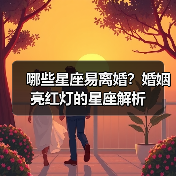 哪些星座易离婚？婚姻亮红灯的星座解析（图1）