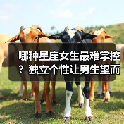 哪种星座女生最难掌控？独立个性让男生望而却步（图1）