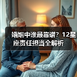 婚姻中谁最靠谱？12星座责任担当全解析（图1）