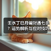 壬水丁巳月偏财遇七杀?运势解析与应对技巧(图3) 壬水丁巳月偏财遇七杀?运势解析与应对技巧(图3)