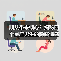 顺从带来倾心?揭秘四个星座男生的隐藏情感需求(图4) 顺从带来倾心?揭秘四个星座男生的隐藏情感需求(图4)