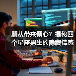 顺从带来倾心?揭秘四个星座男生的隐藏情感需求(图2) 顺从带来倾心?揭秘四个星座男生的隐藏情感需求(图2)