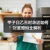 甲子日乙丑时命运如何?财富婚姻全解析(图1) 甲子日乙丑时命运如何?财富婚姻全解析(图1)