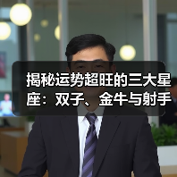 揭秘运势超旺的三大星座：双子、金牛与射手的锦鲤体质（图1）