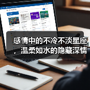 感情中的不冷不淡星座，温柔如水的隐藏深情（图1）
