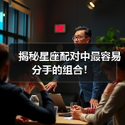 揭秘星座配对中最容易分手的组合！（图1）