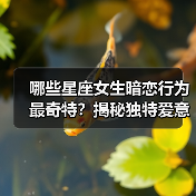 哪些星座女生暗恋行为最奇特？揭秘独特爱意表达方式（图2）