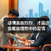 感情轰轰烈烈，才是这些星座理想中的爱情（图1）