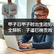 甲子日甲子时出生运势全解析:子遥巳格贵贱关键(图1) 甲子日甲子时出生运势全解析:子遥巳格贵贱关键(图1)
