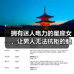 拥有迷人电力的星座女,让男人无法抗拒的魅力(图1) 拥有迷人电力的星座女,让男人无法抗拒的魅力(图1)