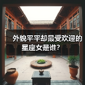 外貌平平却最受欢迎的星座女是谁?(图4) 外貌平平却最受欢迎的星座女是谁?(图4)