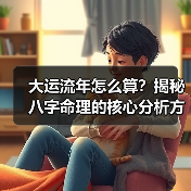 大运流年怎么算?揭秘八字命理的核心分析方法(图1) 大运流年怎么算?揭秘八字命理的核心分析方法(图1)