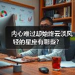 内心难过却始终云淡风轻的星座有哪些?(图1) 内心难过却始终云淡风轻的星座有哪些?(图1)