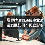 塔罗牌隐者逆位事业财运发展如何？孤立影响财富吗？（图1）