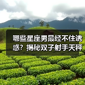 哪些星座男最经不住诱惑?揭秘双子射手天秤的真相(图1) 哪些星座男最经不住诱惑?揭秘双子射手天秤的真相(图1)