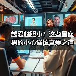 越爱越胆小?这些星座男的小心谨慎真爱之道(图3) 越爱越胆小?这些星座男的小心谨慎真爱之道(图3)
