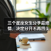 三个星座女生分手最绝情,决定分开不再回头(图1) 三个星座女生分手最绝情,决定分开不再回头(图1)
