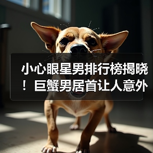小心眼星男排行榜揭晓!巨蟹男居首让人意外(图4) 小心眼星男排行榜揭晓!巨蟹男居首让人意外(图4)