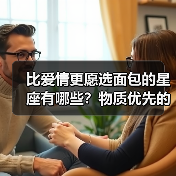 比爱情更愿选面包的星座有哪些？物质优先的星座解析（图2）