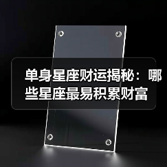单身星座财运揭秘:哪些星座最易积累财富(图1) 单身星座财运揭秘:哪些星座最易积累财富(图1)