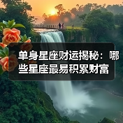 单身星座财运揭秘:哪些星座最易积累财富(图4) 单身星座财运揭秘:哪些星座最易积累财富(图4)