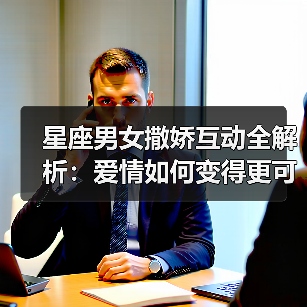 星座男女撒娇互动全解析:爱情如何变得更可爱?(图3) 星座男女撒娇互动全解析:爱情如何变得更可爱?(图3)
