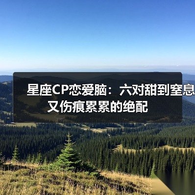 星座CP恋爱脑:六对甜到窒息又伤痕累累的绝配(图4) 星座CP恋爱脑:六对甜到窒息又伤痕累累的绝配(图4)