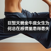 巨蟹天蝎金牛座女生为何总在感情里患得患失？（图1）