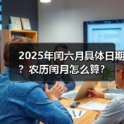 2025年闰六月具体日期?农历闰月怎么算?(图4) 2025年闰六月具体日期?农历闰月怎么算?(图4)