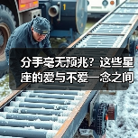 分手毫无预兆？这些星座的爱与不爱一念之间（图1）
