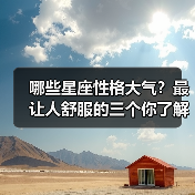 哪些星座性格大气?最让人舒服的三个你了解吗(图4) 哪些星座性格大气?最让人舒服的三个你了解吗(图4)