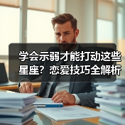 学会示弱才能打动这些星座？恋爱技巧全解析（图2）