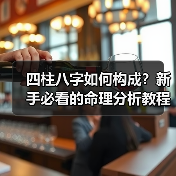 四柱八字如何构成?新手必看的命理分析教程(图1) 四柱八字如何构成?新手必看的命理分析教程(图1)