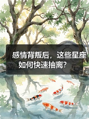 感情背叛后,这些星座如何快速抽离?(图1) 感情背叛后,这些星座如何快速抽离?(图1)