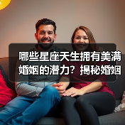 哪些星座天生拥有美满婚姻的潜力?揭秘婚姻幸福的星座密码(图1) 哪些星座天生拥有美满婚姻的潜力?揭秘婚姻幸福的星座密码(图1)