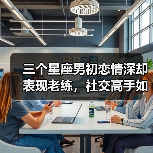 三个星座男初恋情深却表现老练,社交高手如何赢得芳心?(图3) 三个星座男初恋情深却表现老练,社交高手如何赢得芳心?(图3)