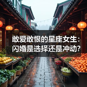 敢爱敢恨的星座女生:闪婚是选择还是冲动?(图1) 敢爱敢恨的星座女生:闪婚是选择还是冲动?(图1)