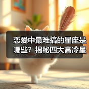 恋爱中最难搞的星座是哪些?揭秘四大高冷星座(图3) 恋爱中最难搞的星座是哪些?揭秘四大高冷星座(图3)