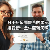 分手后最易复合的星座排行榜：金牛巨蟹天秤双鱼谁最执着？（图3）