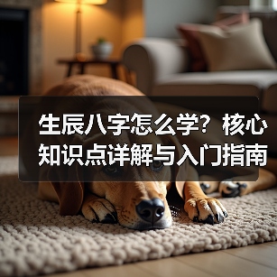 生辰八字怎么学?核心知识点详解与入门指南(图3) 生辰八字怎么学?核心知识点详解与入门指南(图3)