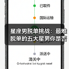 星座男脱单挑战:最难脱单的五大星男你是否中招?(图2) 星座男脱单挑战:最难脱单的五大星男你是否中招?(图2)
